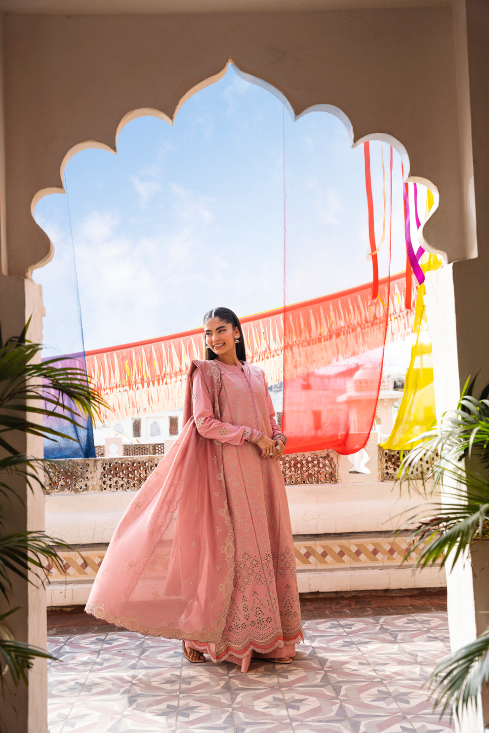 Florent | Basant Chikankari | FBC - 3B - by Libasekhas UK - Registered Vendor of : Florent - 100% Original Designer Dress