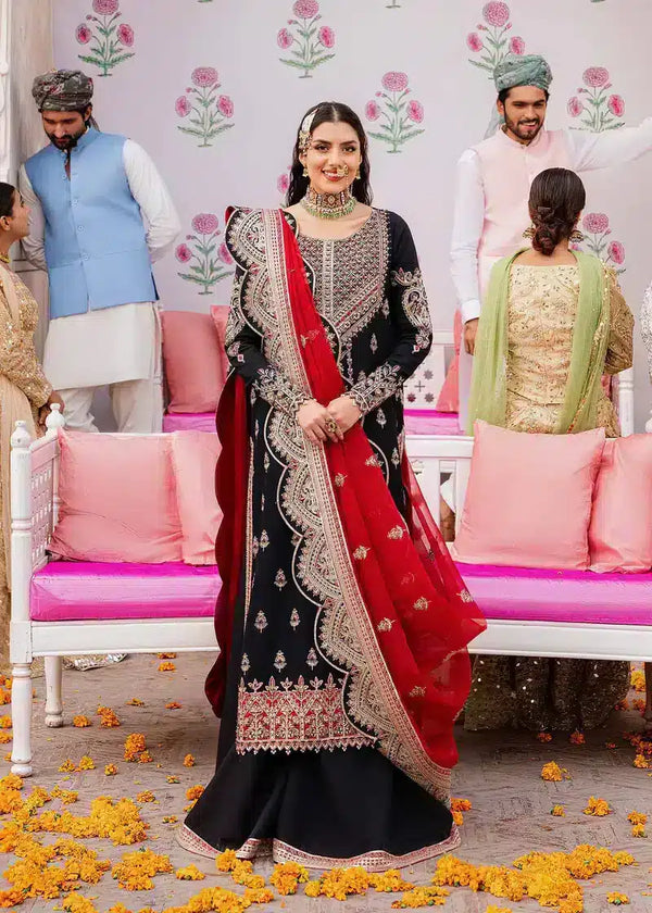 Akbar Aslam | Shadmani Luxury Formals 23 | Nazmin - by - Libasekhas UK - Registered Vendor of : Akbar Aslam - 100% Original Designer Dresss