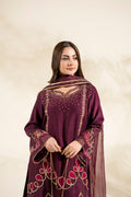 Faiza Faisal | Elara Luxury Pret | PLUM ROYALE - by Libasekhas UK - Registered Vendor of : Faiza Faisal - 100% Original Designer Dress