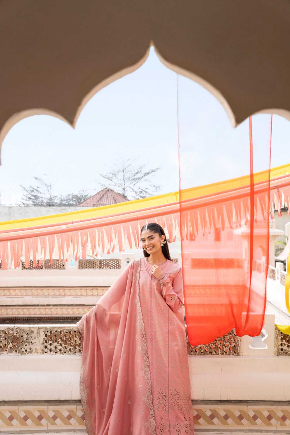 Florent | Basant Chikankari | FBC - 3B - by Libasekhas UK - Registered Vendor of : Florent - 100% Original Designer Dress