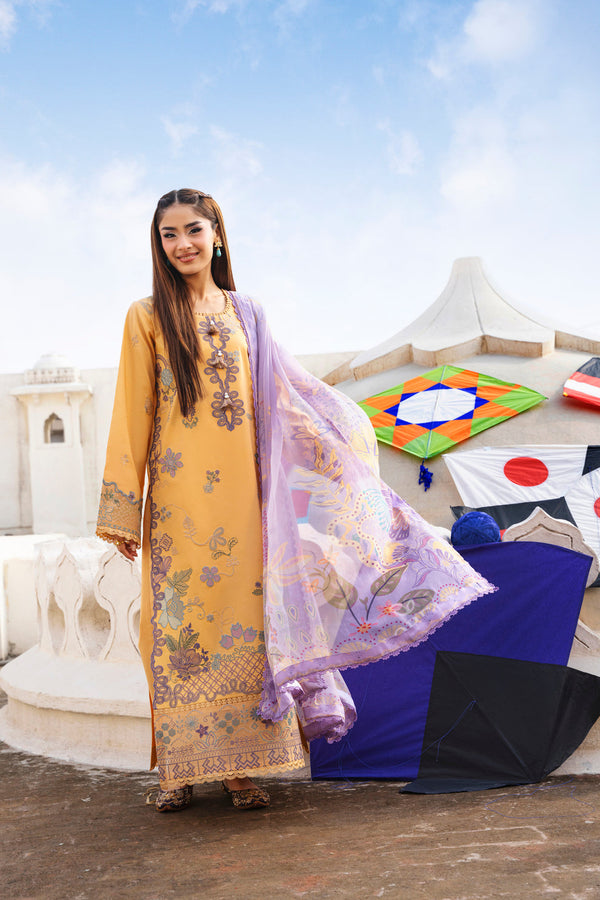 Florent | Basant Chikankari |FBC - 1B - by Libasekhas UK - Registered Vendor of : Florent - 100% Original Designer Dress