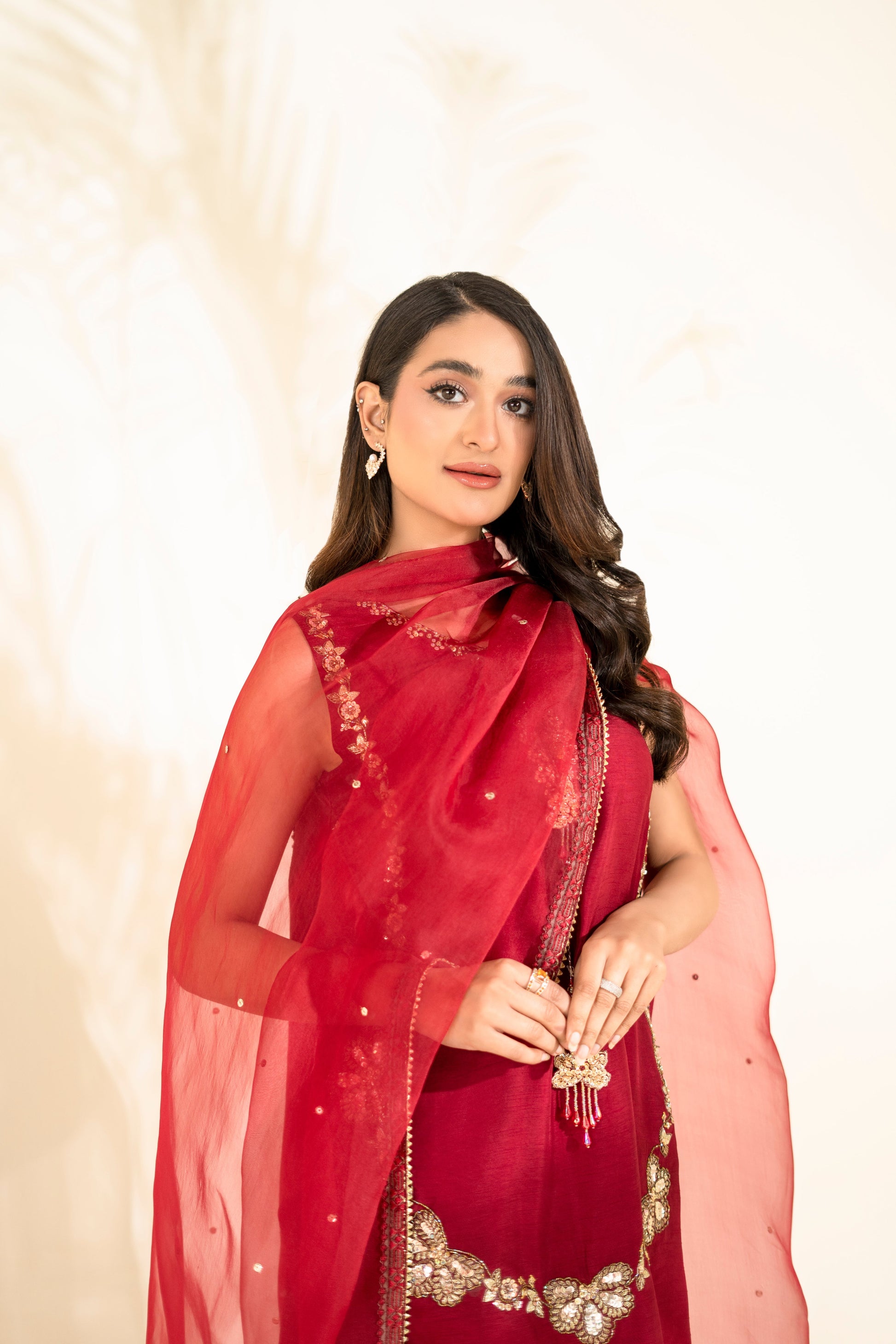 Faiza Faisal | Elara Luxury Pret | ZAR RUBY - by Libasekhas UK - Registered Vendor of : Faiza Faisal - 100% Original Designer Dress