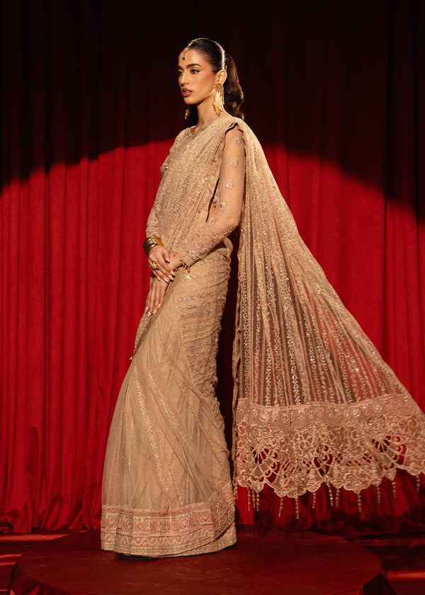 Paras by Pasha | Noor -e- Jahan Saree Collection | Zar-e-Sahar - by - Libasekhas UK - Registered Vendor of : Paras by Pasha - 100% Original Designer Dresss