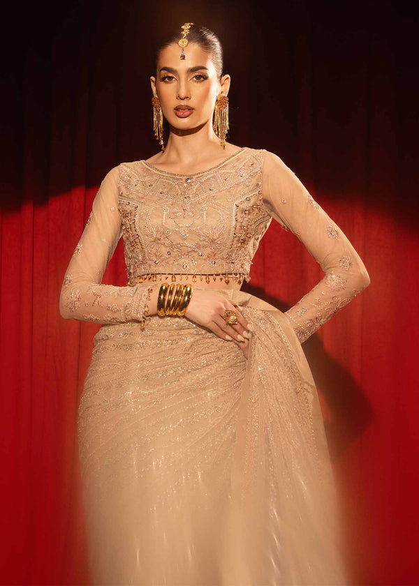 Paras by Pasha | Noor -e- Jahan Saree Collection | Zar-e-Sahar - by - Libasekhas UK - Registered Vendor of : Paras by Pasha - 100% Original Designer Dresss