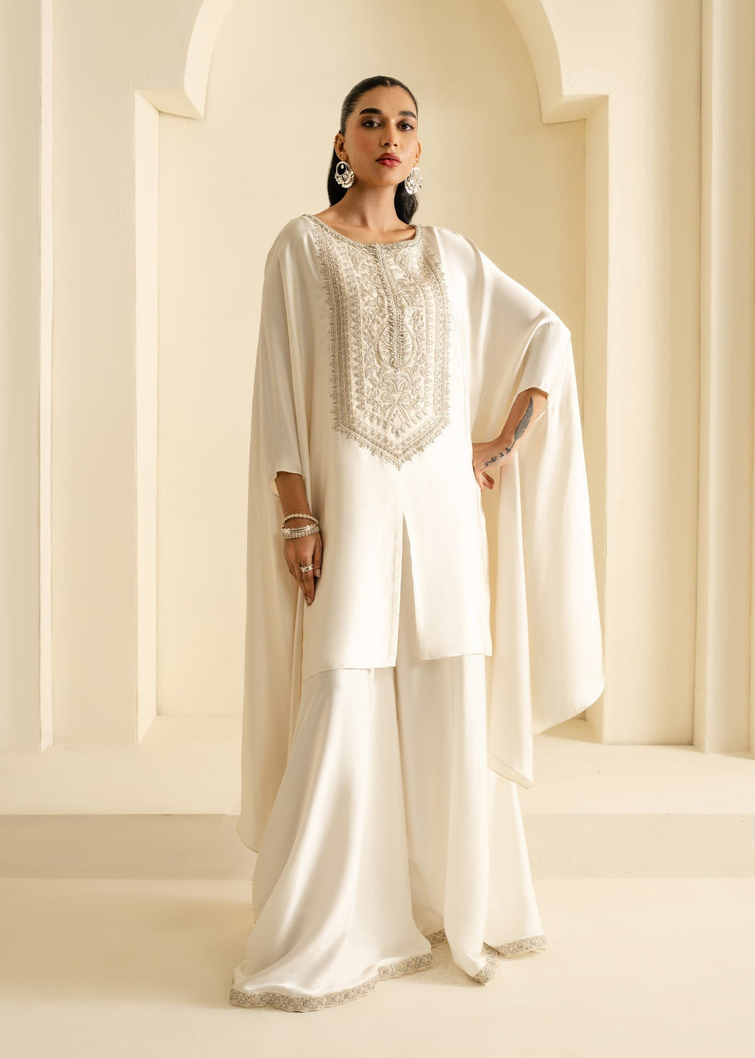 Mahgul | Nooreh Luxe | Pearl Reverie - by - Libasekhas UK - Registered Vendor of : Mahgul - 100% Original Designer Dresss