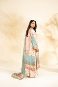 Faiza Faisal | Elara Luxury Pret | AQUA BLOOM - by Libasekhas UK - Registered Vendor of : Faiza Faisal - 100% Original Designer Dress