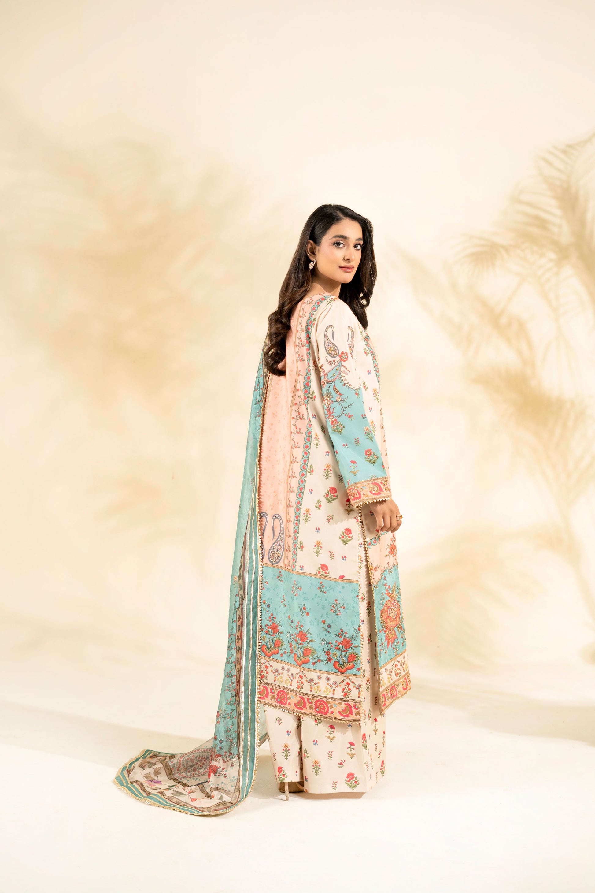 Faiza Faisal | Elara Luxury Pret | AQUA BLOOM - by Libasekhas UK - Registered Vendor of : Faiza Faisal - 100% Original Designer Dress