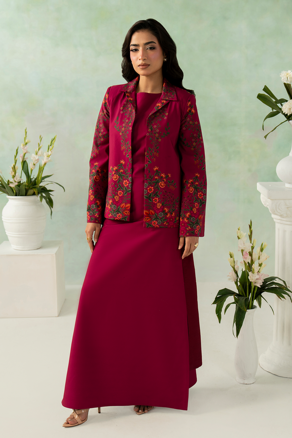 Zarposh | Folds SS 26 | ROUX - by Libasekhas UK - Registered Vendor of : Zarposh - 100% Original Designer Dress