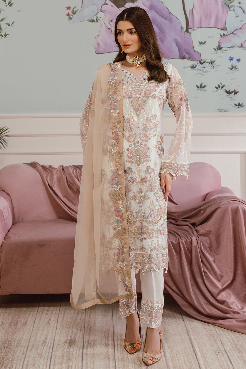 Ramsha | Ramsha Collection | F-2508 - by Libasekhas UK - Registered Vendor of : Ramsha - 100% Original Designer Dress