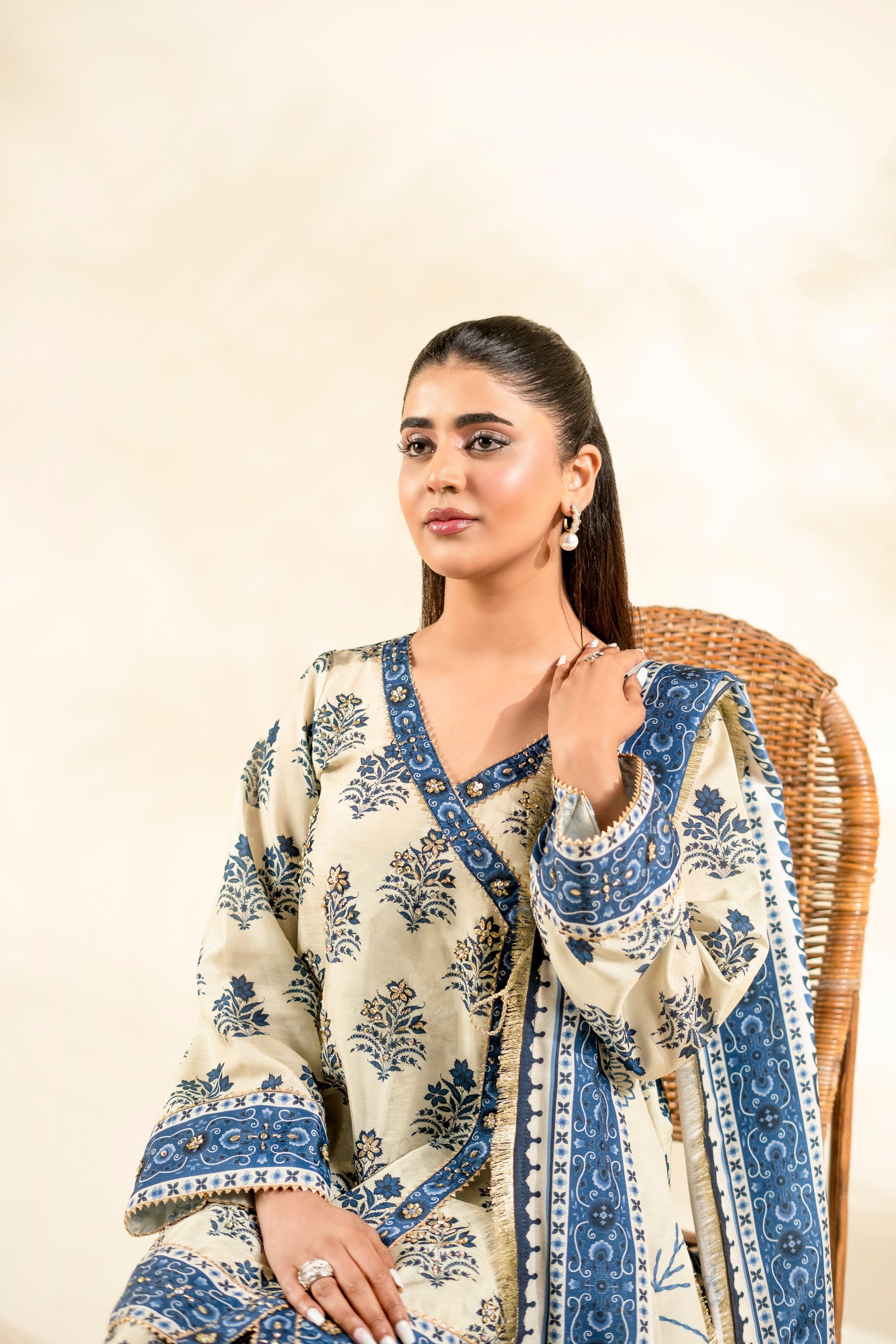 Faiza Faisal | Elara Luxury Pret | IVORY ZEEN - by Libasekhas UK - Registered Vendor of : Faiza Faisal - 100% Original Designer Dress