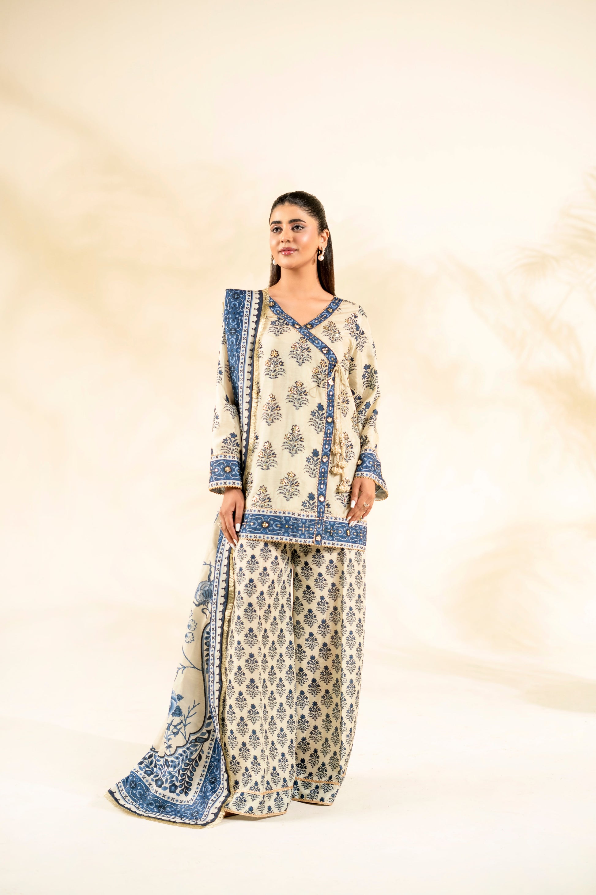 Faiza Faisal | Elara Luxury Pret | IVORY ZEEN - by Libasekhas UK - Registered Vendor of : Faiza Faisal - 100% Original Designer Dress