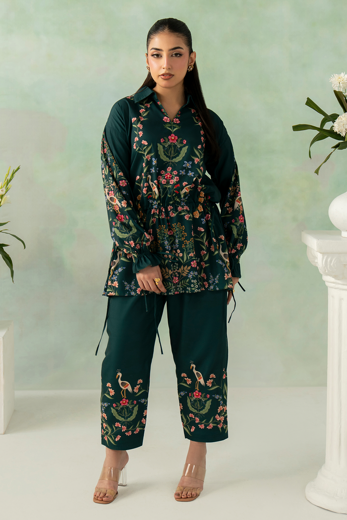 Zarposh | Folds SS 26 | Evara - by Libasekhas UK - Registered Vendor of : Zarposh - 100% Original Designer Dress
