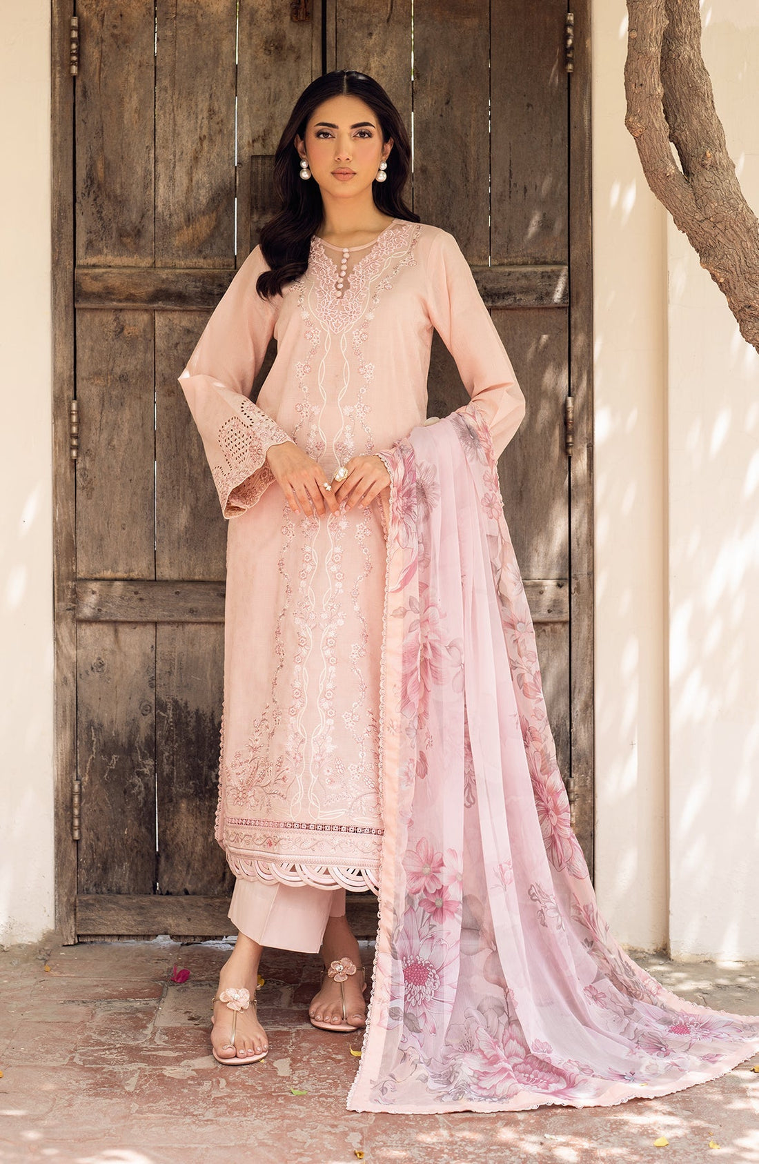 Zarif | Nura Textured Lawn 25 | VIYANA - by - Libasekhas UK - Registered Vendor of : Zarif - 100% Original Designer Dresss