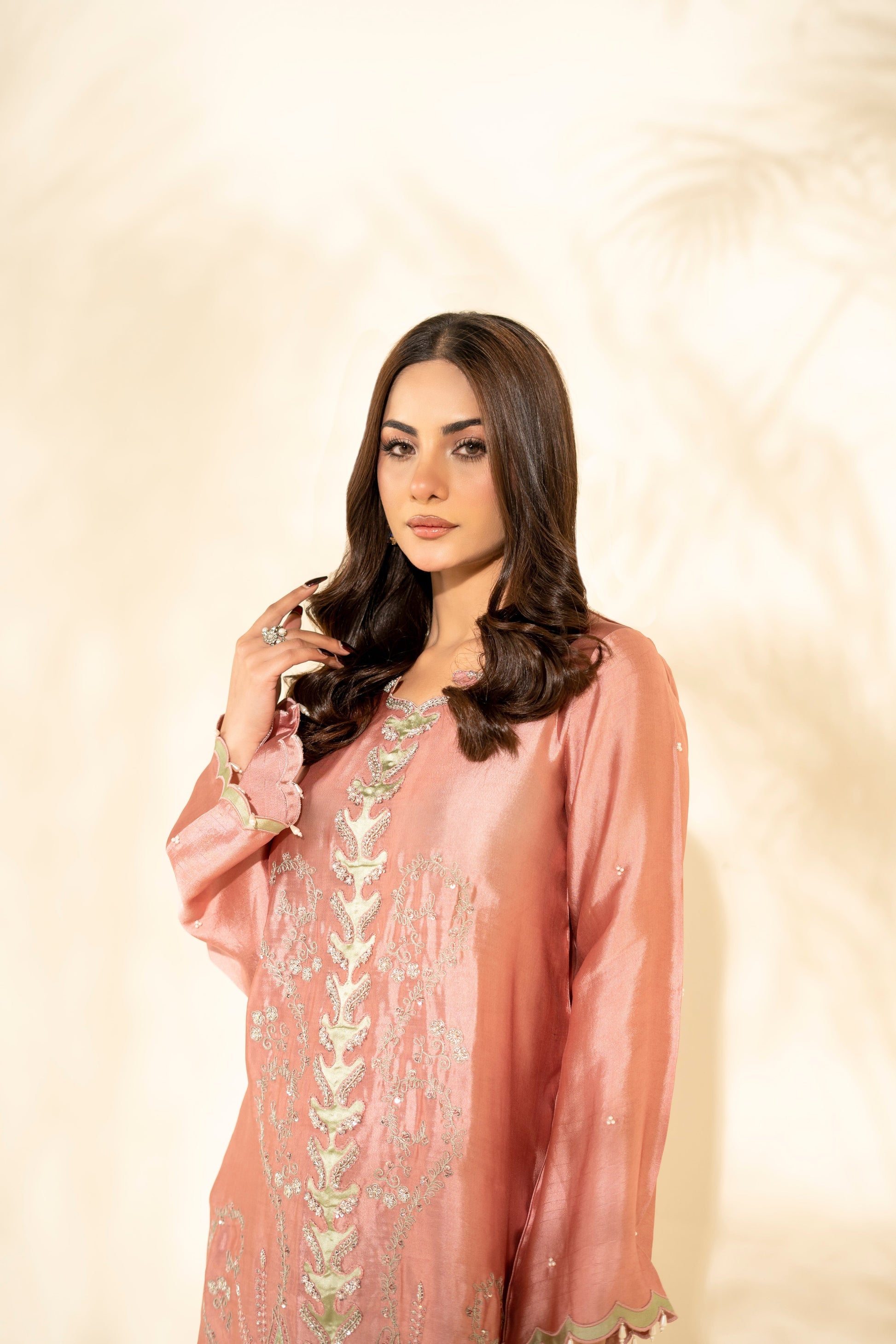 Faiza Faisal | Elara Luxury Pret | AURELIA PINK - by Libasekhas UK - Registered Vendor of : Faiza Faisal - 100% Original Designer Dress