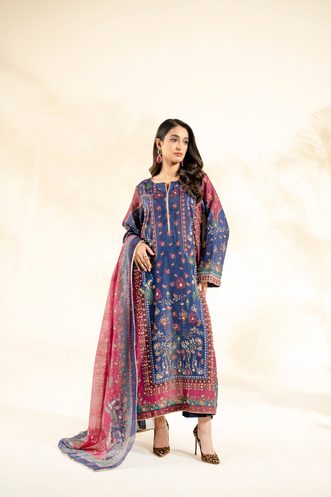 Faiza Faisal | Elara Luxury Pret | ROUGE NAVY - by Libasekhas UK - Registered Vendor of : Faiza Faisal - 100% Original Designer Dress