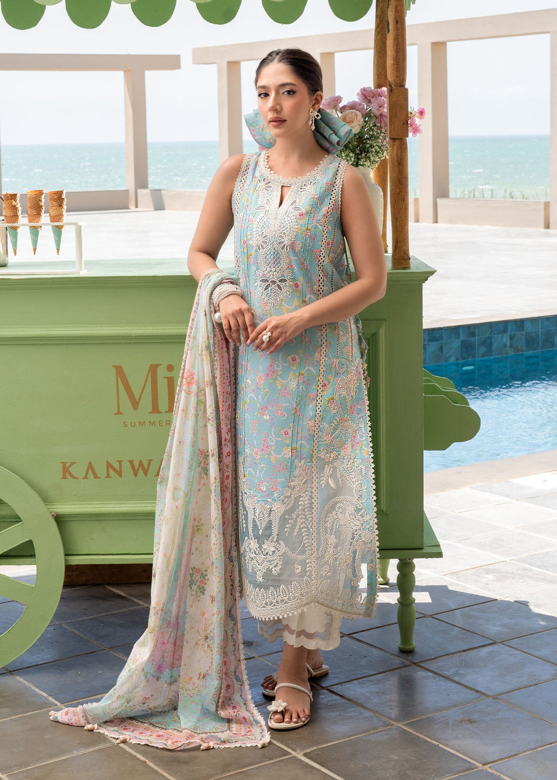 Kanwal Malik | Mira Summer Lawn 26 | Tiya - by Libasekhas UK - Registered Vendor of : Kanwal Malik - 100% Original Designer Dress