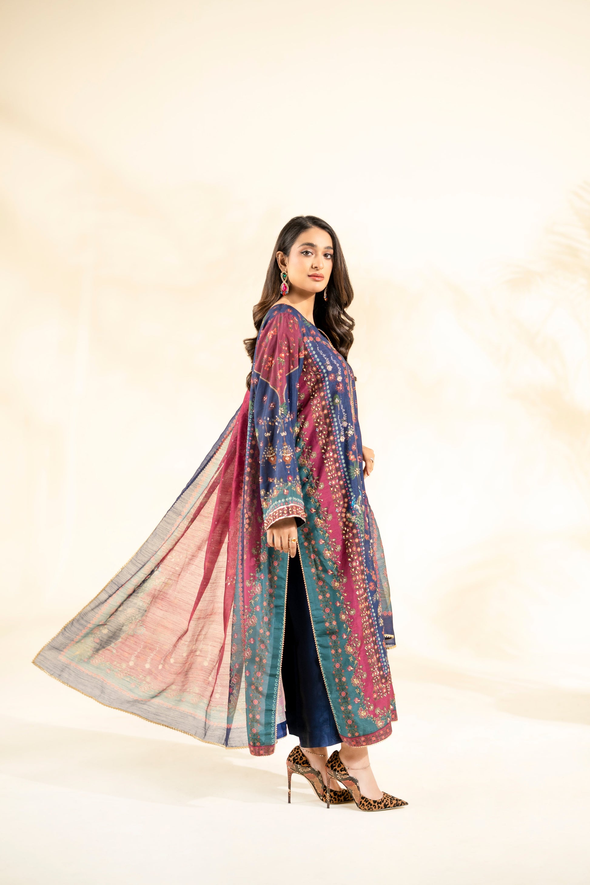 Faiza Faisal | Elara Luxury Pret | ROUGE NAVY - by Libasekhas UK - Registered Vendor of : Faiza Faisal - 100% Original Designer Dress