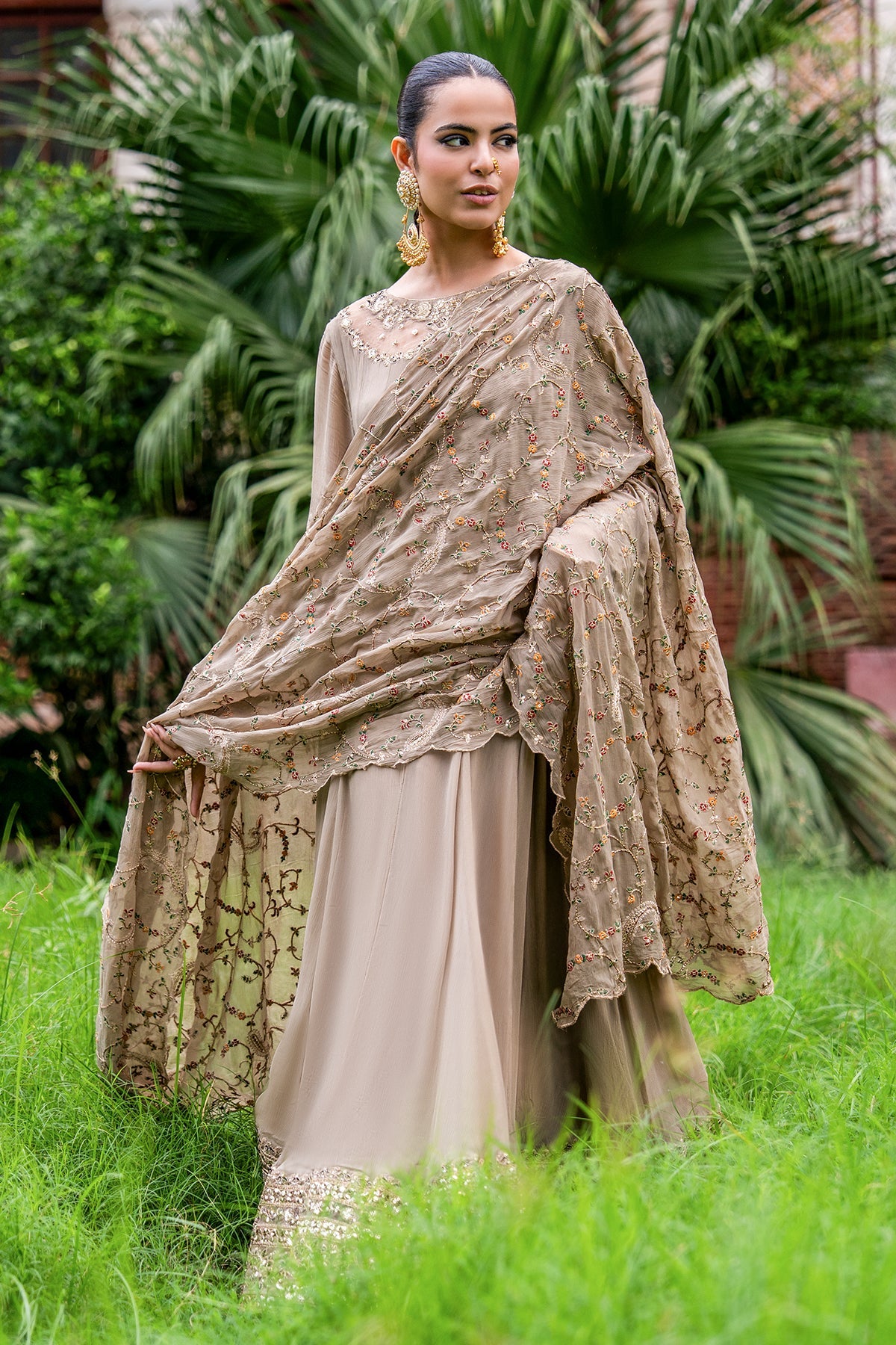 Charizma | Festive Pret | 3-PC Embroidered Chiffon CMA-6-449 - by Libasekhas UK - Registered Vendor of : Charizma - 100% Original Designer Dress