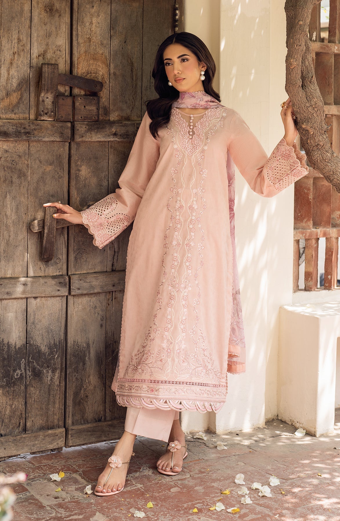 Zarif | Nura Textured Lawn 25 | VIYANA - by - Libasekhas UK - Registered Vendor of : Zarif - 100% Original Designer Dresss