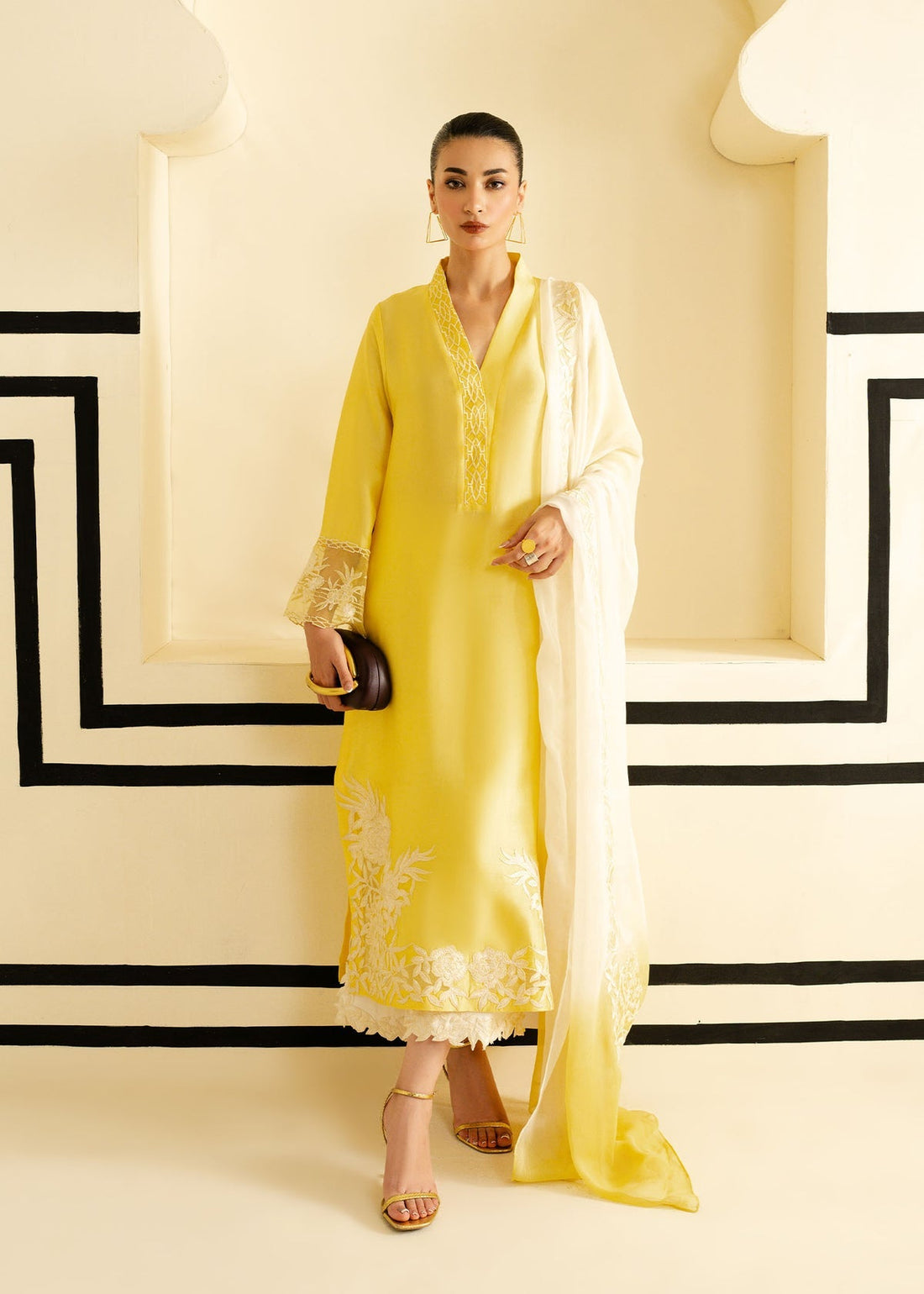 Mahgul | Nooreh Luxe | Sunlit Veil - by - Libasekhas UK - Registered Vendor of : Mahgul - 100% Original Designer Dresss