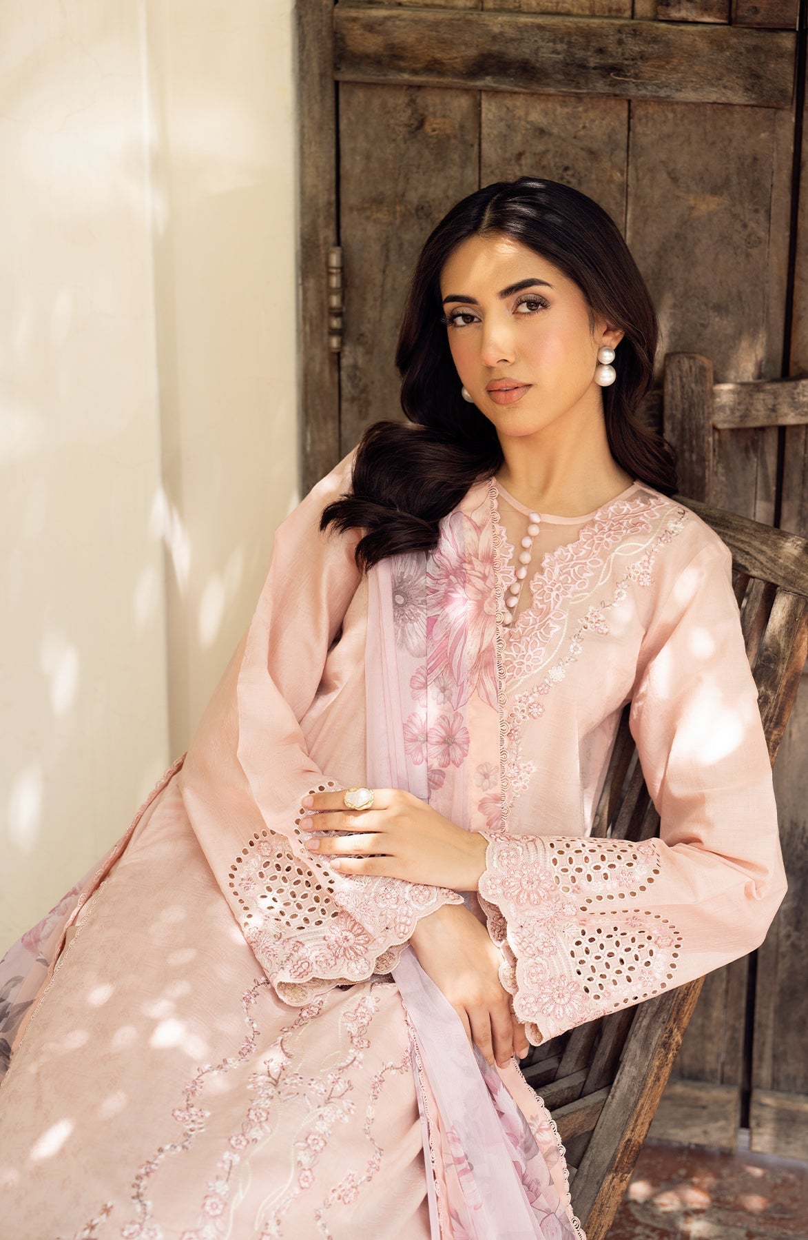Zarif | Nura Textured Lawn 25 | VIYANA - by - Libasekhas UK - Registered Vendor of : Zarif - 100% Original Designer Dresss