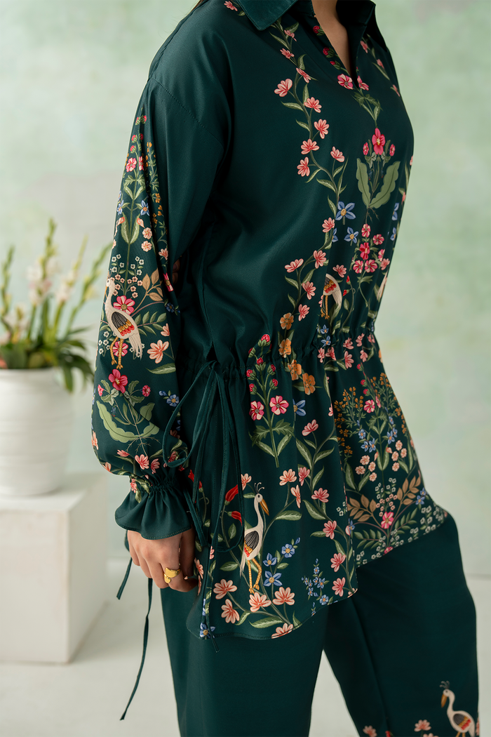 Zarposh | Folds SS 26 | Evara - by Libasekhas UK - Registered Vendor of : Zarposh - 100% Original Designer Dress