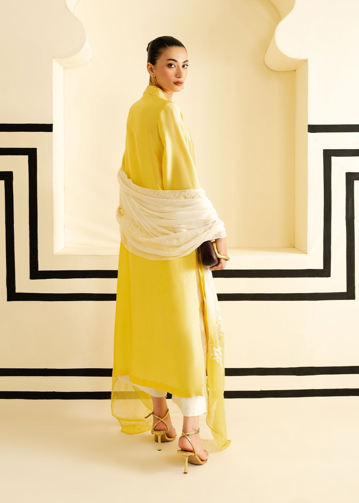 Mahgul | Nooreh Luxe | Sunlit Veil - by - Libasekhas UK - Registered Vendor of : Mahgul - 100% Original Designer Dresss