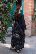 Neeshay | Summer Lines Printkari 25 | OBSIDIAN - by - Libasekhas UK - Registered Vendor of : Neeshay - 100% Original Designer Dresss
