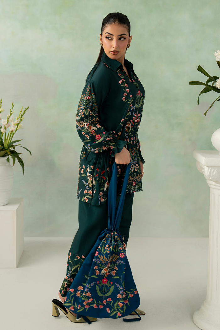 Zarposh | Folds SS 26 | Evara - by Libasekhas UK - Registered Vendor of : Zarposh - 100% Original Designer Dress