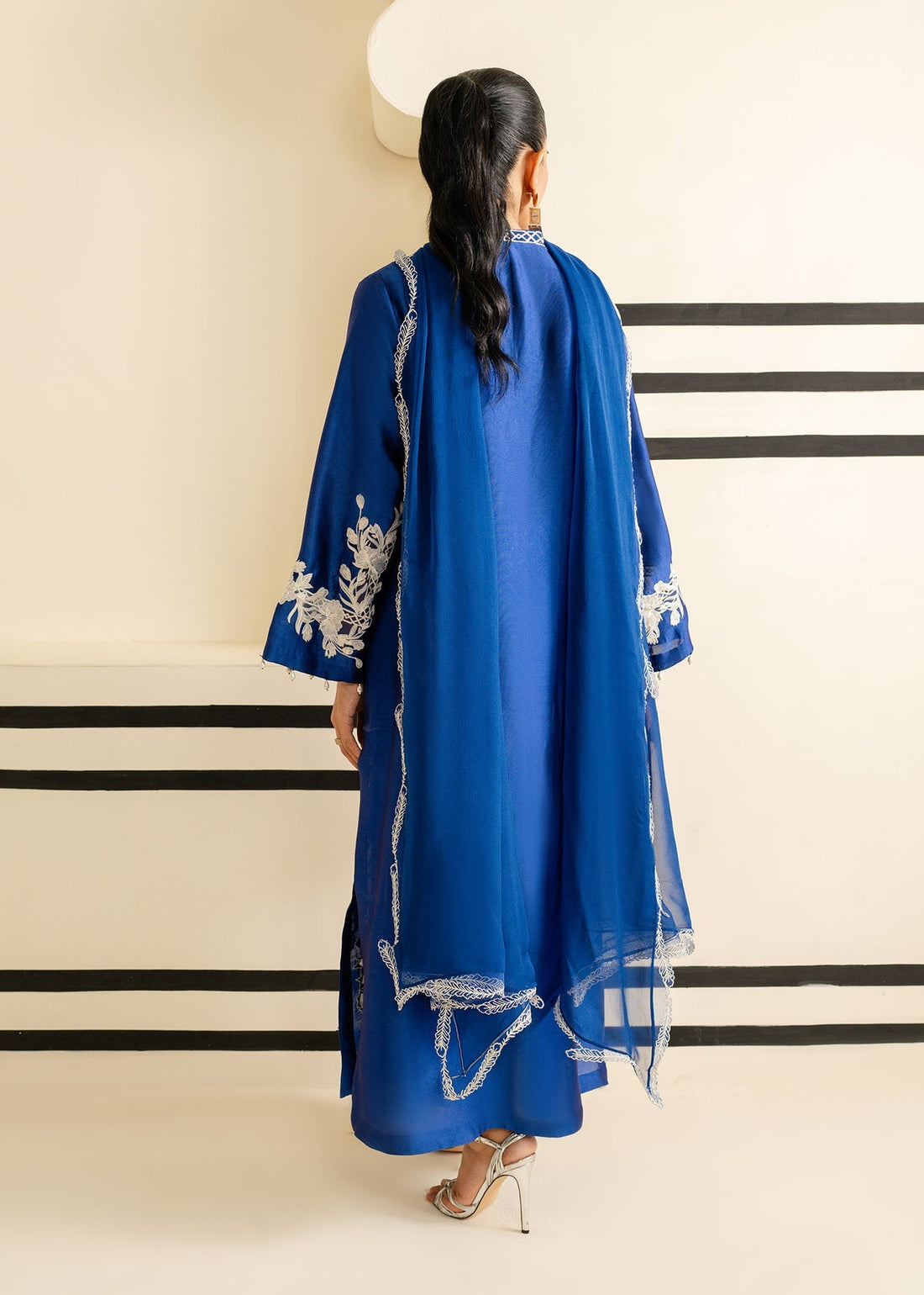 Mahgul | Nooreh Luxe | Sapphire Vine - by - Libasekhas UK - Registered Vendor of : Mahgul - 100% Original Designer Dresss