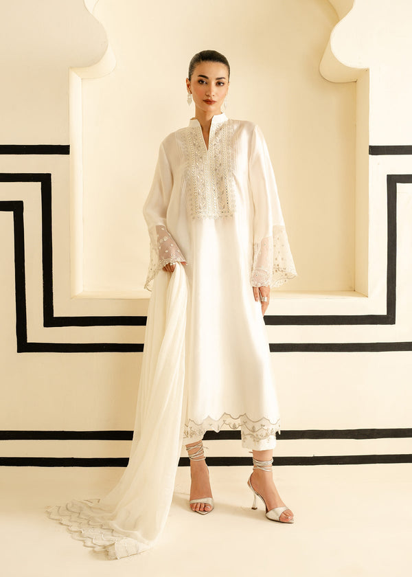 Mahgul | Nooreh Luxe | Ivory Grace - by - Libasekhas UK - Registered Vendor of : Mahgul - 100% Original Designer Dresss