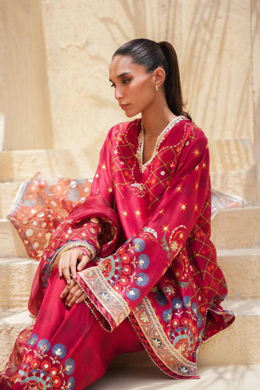 Sania Maskatiya | Eid ul Adha Edit | Enya (A) - by Libasekhas - Registered Vendor of : Sania Maskatiya - 100% Original Designer Dress
