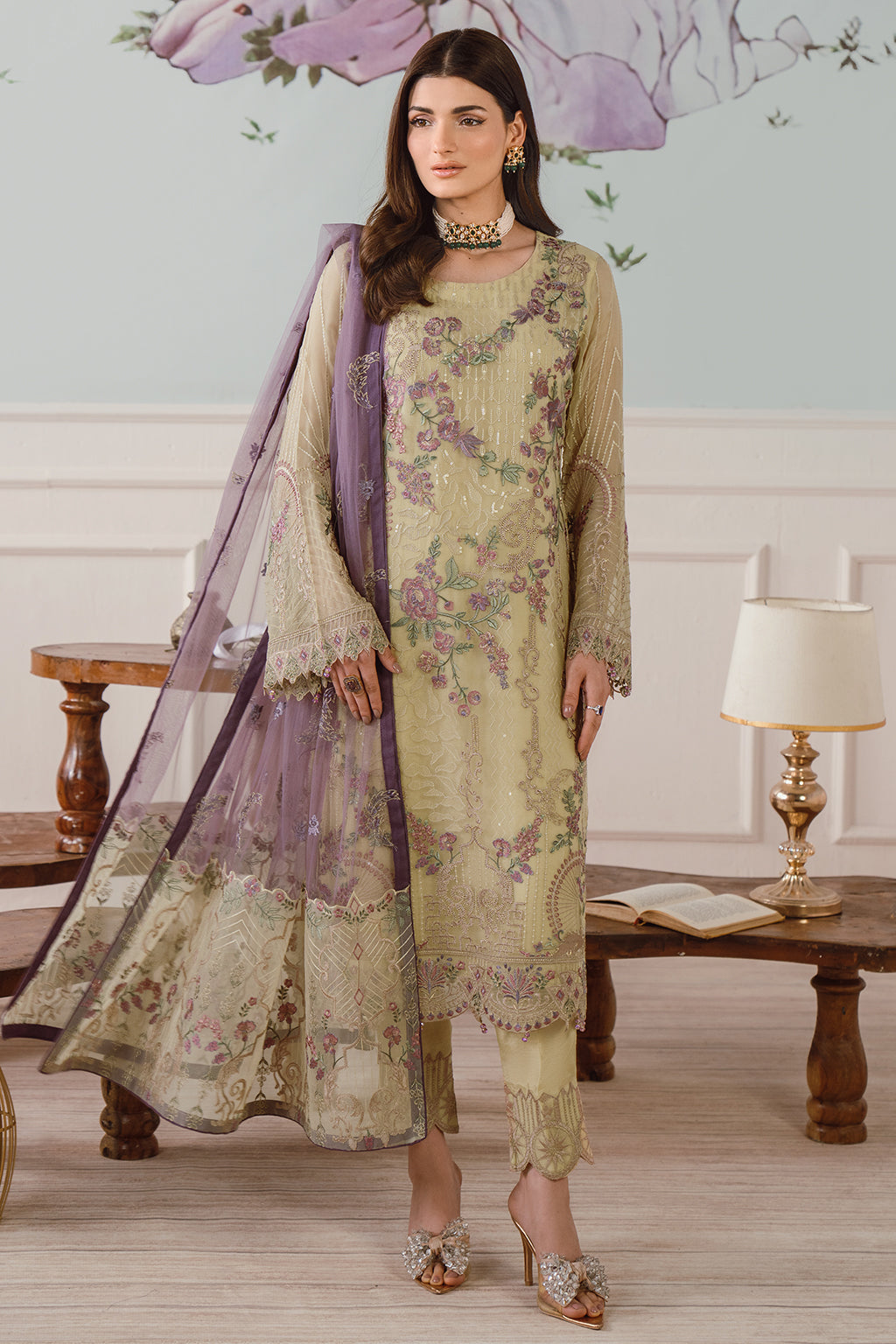 Ramsha | Ramsha Collection | F-2512 - by Libasekhas UK - Registered Vendor of : Ramsha - 100% Original Designer Dress