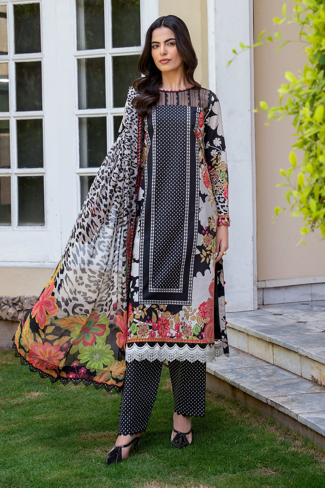 Charizma | C Print Lawn | CP6-21 - by Libasekhas UK - Registered Vendor of : Charizma - 100% Original Designer Dress