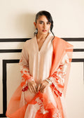 Mahgul | Nooreh Luxe | Ombré Coral - by - Libasekhas UK - Registered Vendor of : Mahgul - 100% Original Designer Dresss