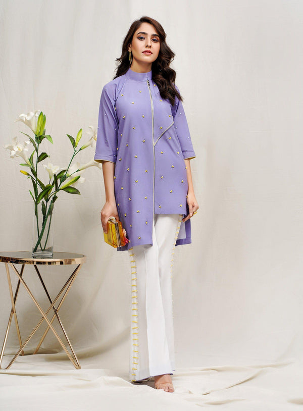 Hana | Rococo Ready to Wear | Lavender(ROCOB-05) - by - Libasekhas UK - Registered Vendor of : Hana - 100% Original Designer Dresss