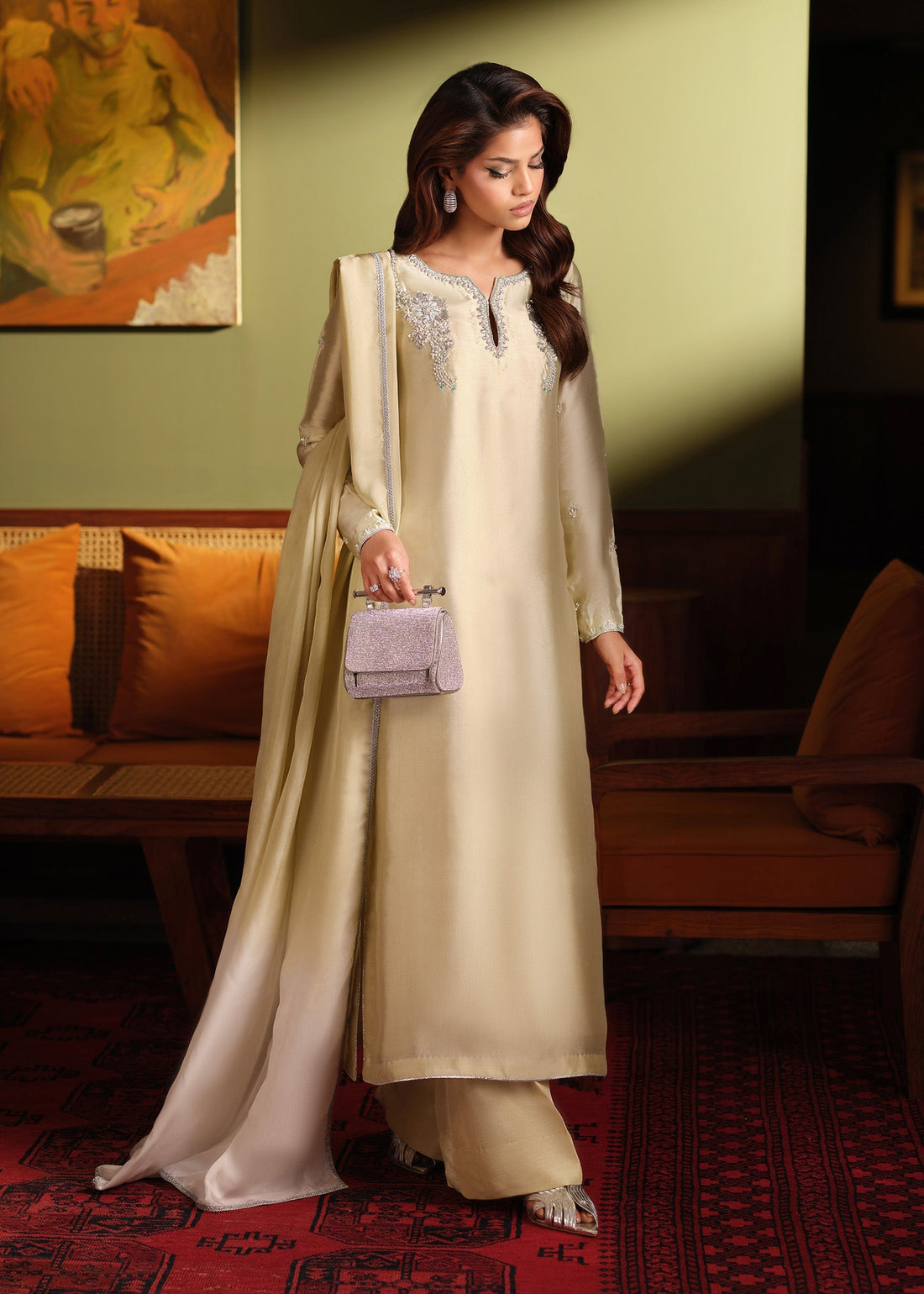 Mahum Asad | Private Hour | Pomelle - by Libasekhas - Registered Vendor of : Mahum Asad - 100% Original Designer Dress