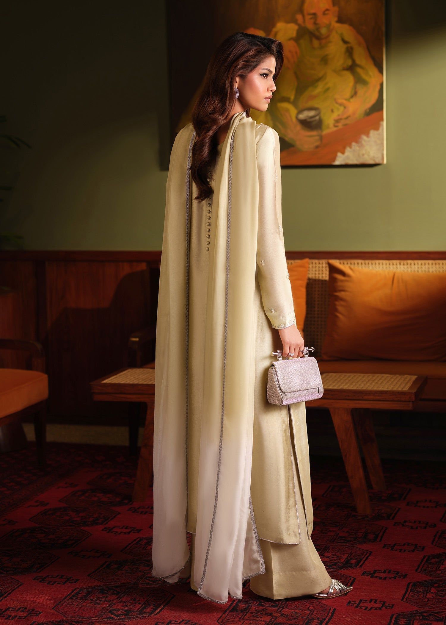 Mahum Asad | Private Hour | Pomelle - by Libasekhas - Registered Vendor of : Mahum Asad - 100% Original Designer Dress