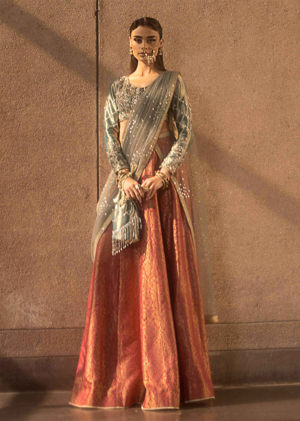 Mahum Asad | Dream a Little Dream of Me | Glitter - by - Libasekhas UK - Registered Vendor of : Mahum Asad - 100% Original Designer Dresss