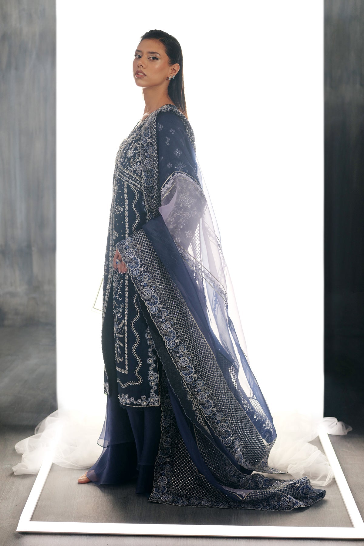 Nyra | Silk Pret A Porter 25 | Esra - by - Libasekhas UK - Registered Vendor of : Nyra - 100% Original Designer Dresss