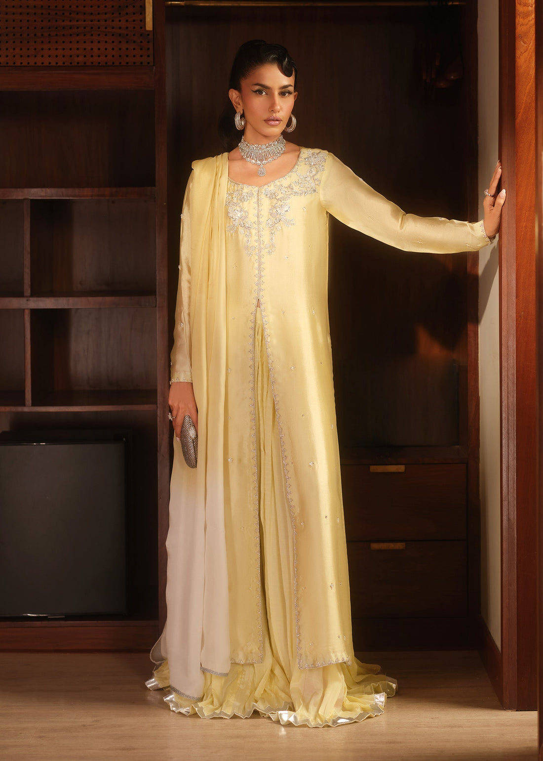 Mahum Asad | Private Hour | Vanilla Essence - by Libasekhas - Registered Vendor of : Mahum Asad - 100% Original Designer Dress