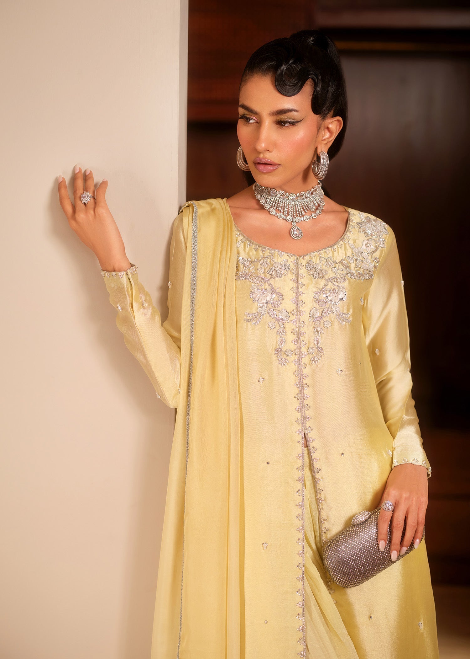 Mahum Asad | Private Hour | Vanilla Essence - by Libasekhas - Registered Vendor of : Mahum Asad - 100% Original Designer Dress