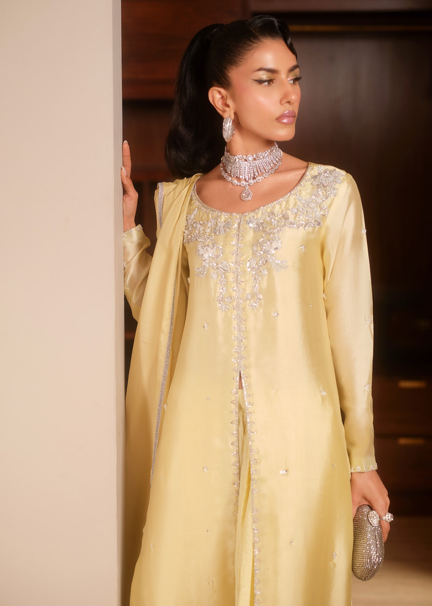 Mahum Asad | Private Hour | Vanilla Essence - by Libasekhas - Registered Vendor of : Mahum Asad - 100% Original Designer Dress