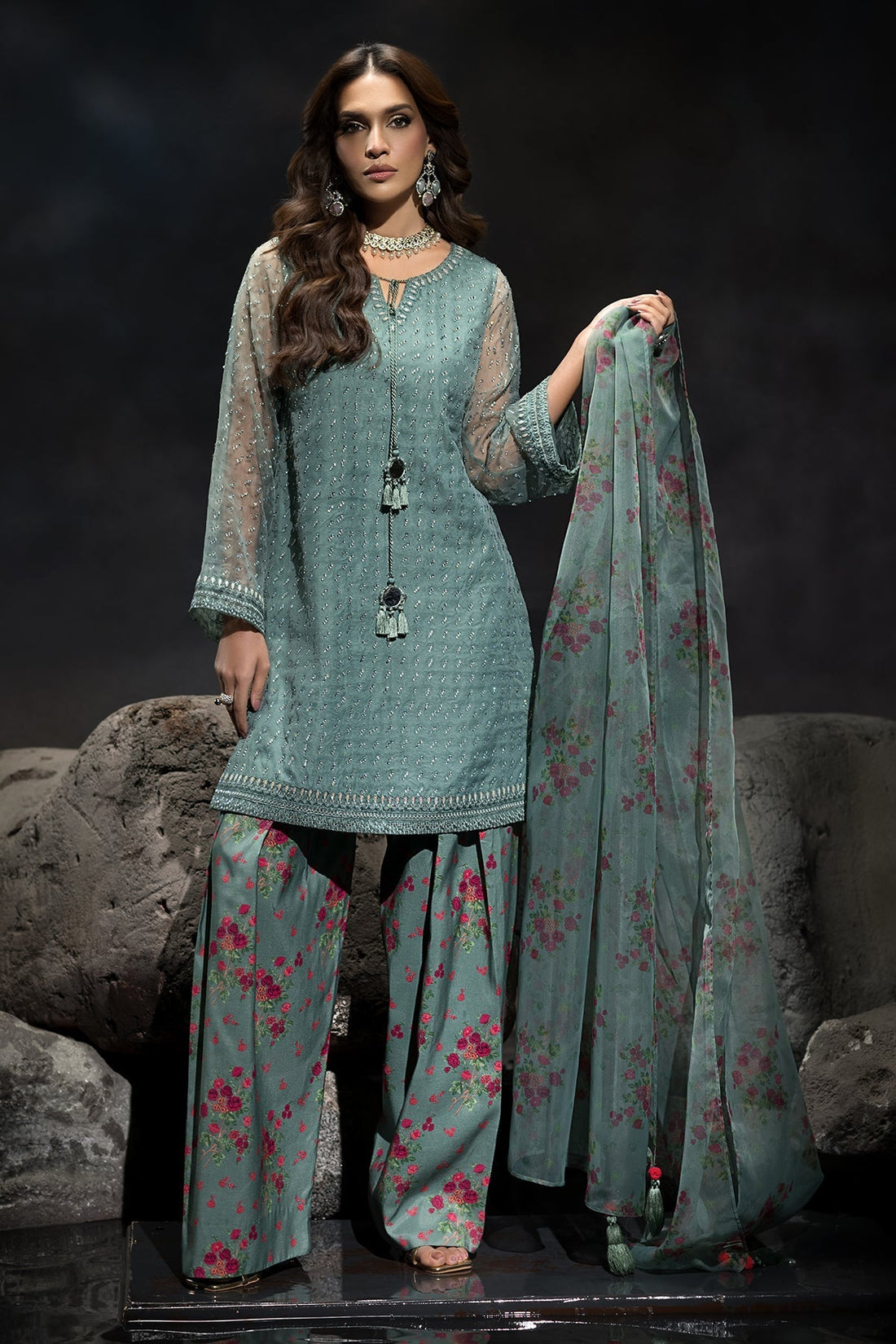 Charizma | Festive Pret | CMA-4-102 - by - Libasekhas UK - Registered Vendor of : Charizma - 100% Original Designer Dresss