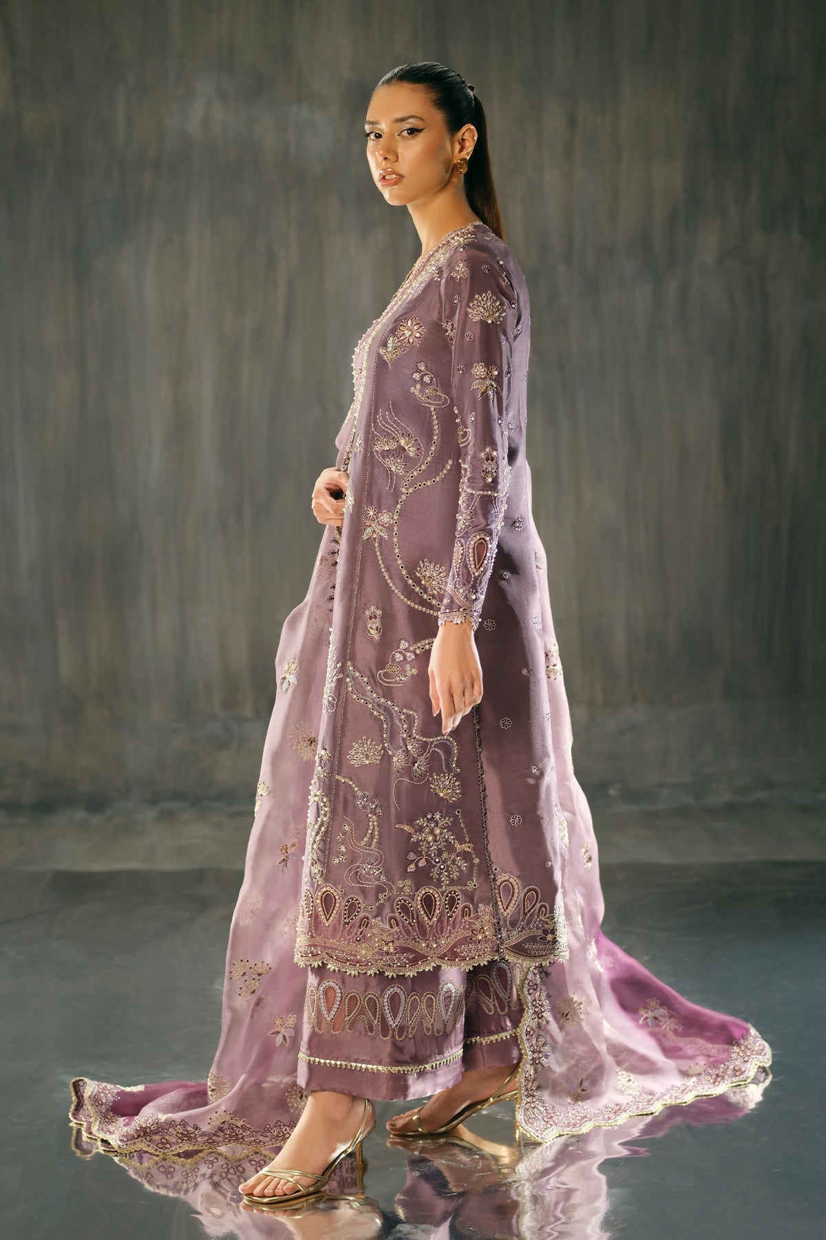 Nyra | Silk Pret A Porter 25 | Lilly - by - Libasekhas UK - Registered Vendor of : Nyra - 100% Original Designer Dresss