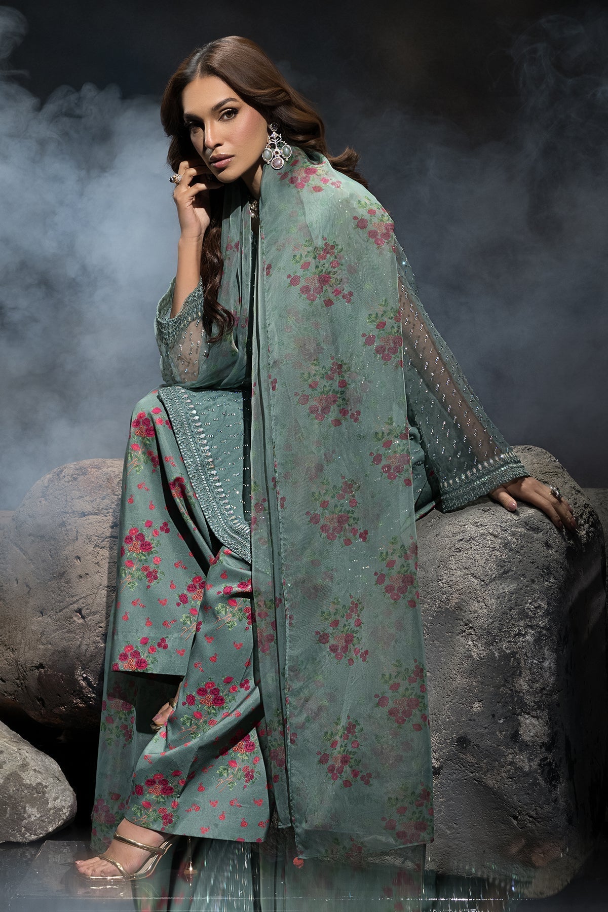 Charizma | Festive Pret | CMA-4-102 - by - Libasekhas UK - Registered Vendor of : Charizma - 100% Original Designer Dresss