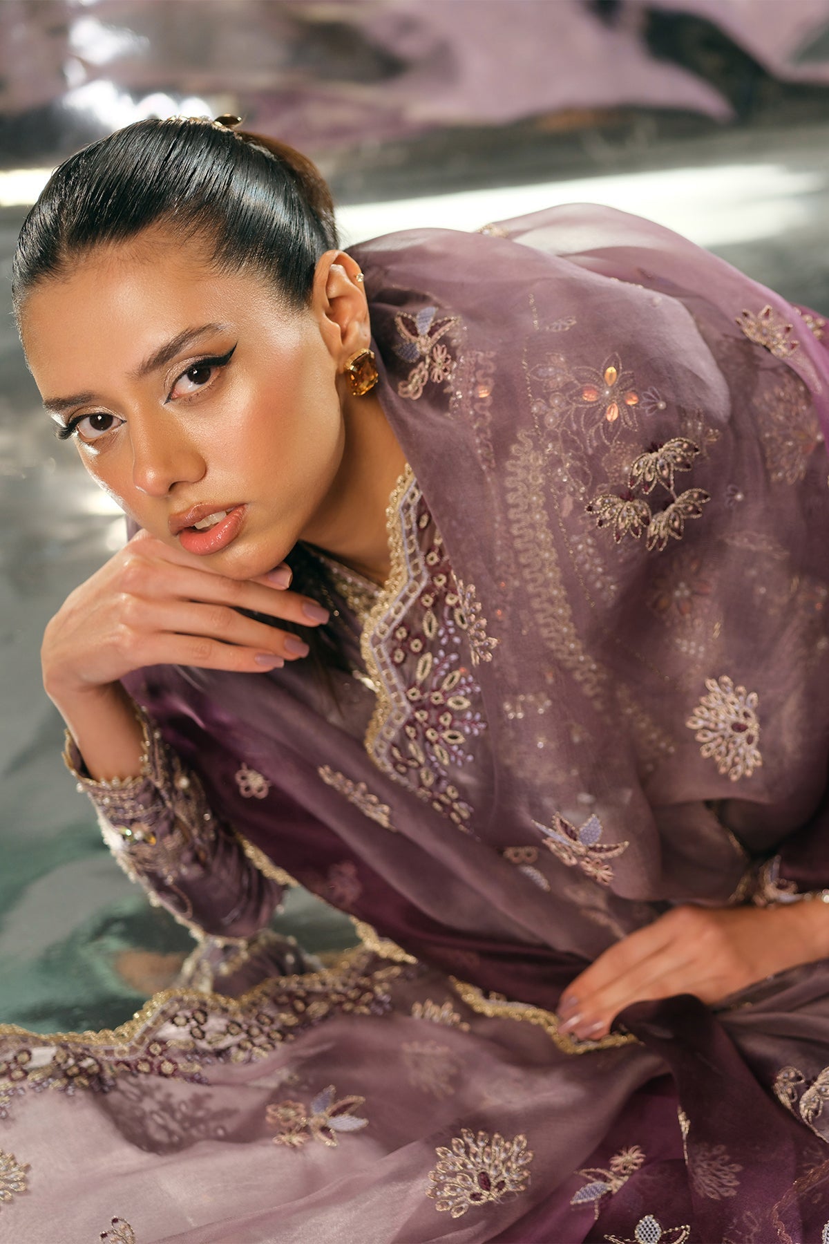 Nyra | Silk Pret A Porter 25 | Lilly - by - Libasekhas UK - Registered Vendor of : Nyra - 100% Original Designer Dresss