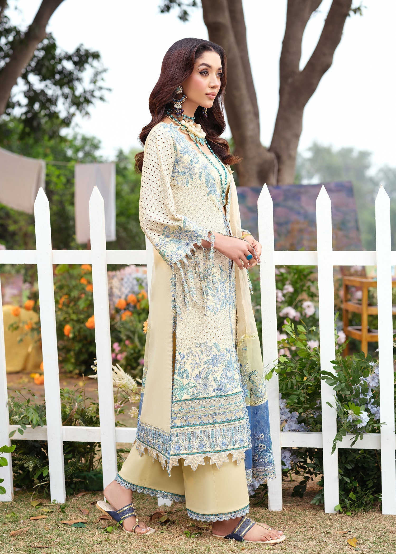 Zarizaa | Echelon Lawn | LAGOON - by Libasekhas UK - Registered Vendor of : Zarizaa - 100% Original Designer Dress