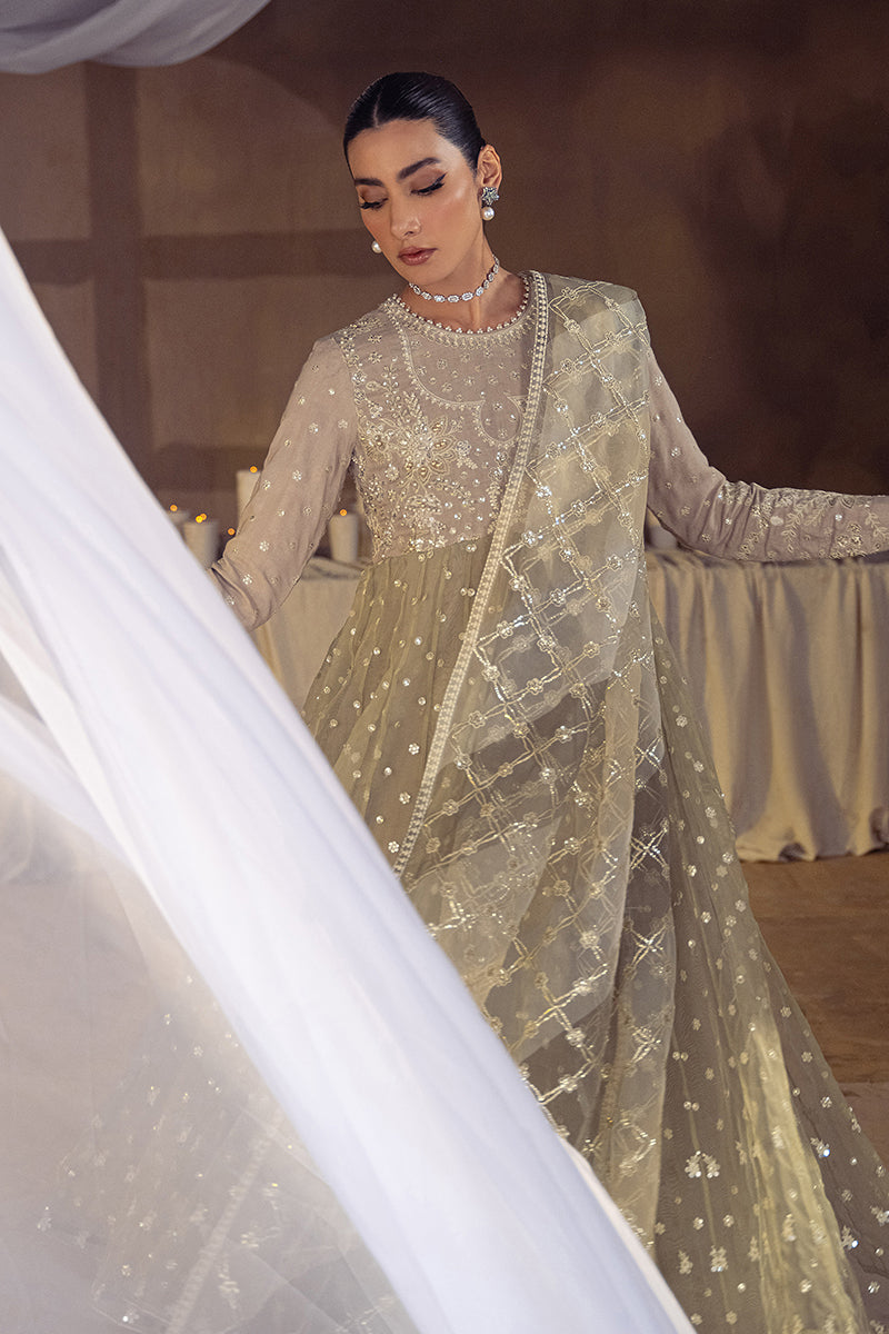 Cross Stitch | Wedding Collection 25 | NOOR-E-CHASHM - by - Libasekhas UK - Registered Vendor of : Cross Stitch - 100% Original Designer Dresss