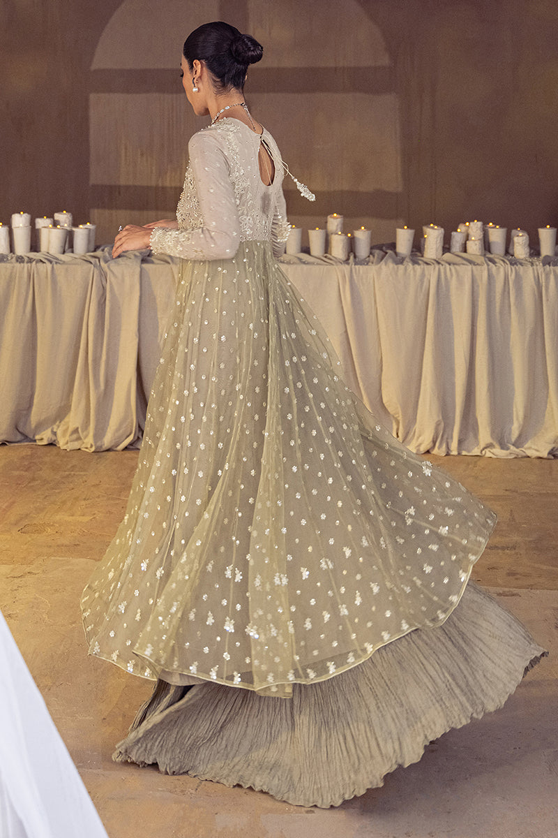 Cross Stitch | Wedding Collection 25 | NOOR-E-CHASHM - by - Libasekhas UK - Registered Vendor of : Cross Stitch - 100% Original Designer Dresss
